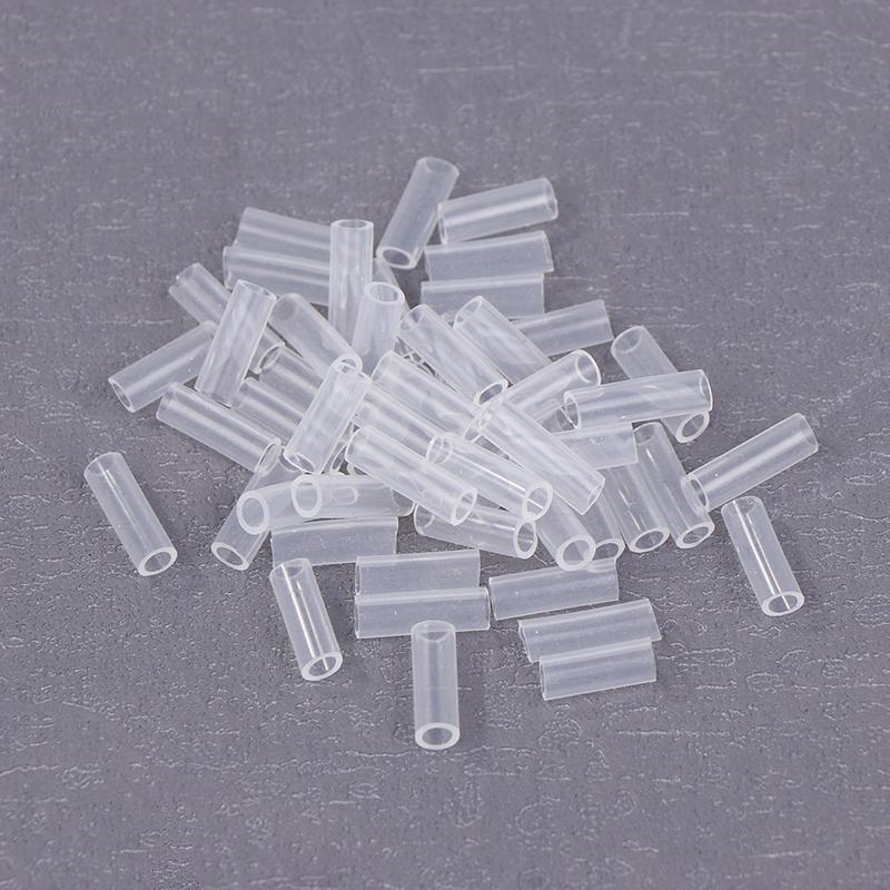 50Pcs Bead Chain Anti-lost Cover Pendant Acrylic Card Chain Falling Off Key Ring Protective Cover To Prevent Falling Bead Chain