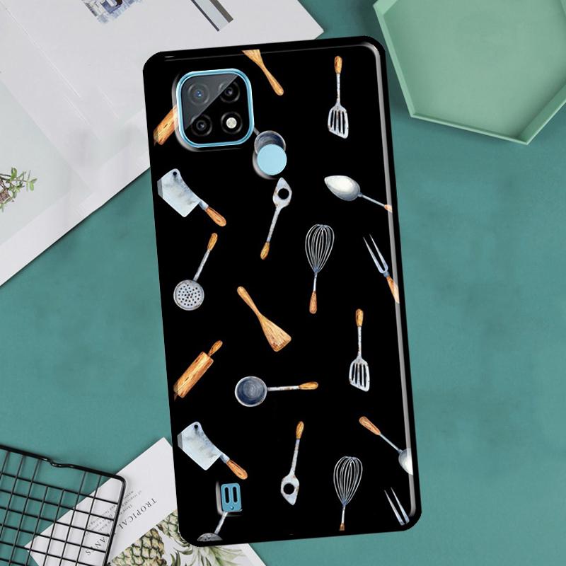Выпечка Готовка Шеф-повар Для OnePlus 10 Pro 9 Pro 8T 9R Nord2 Чехол Для Realme 9 8 Pro 8i 9i C35 GT Neo 2 3 Master