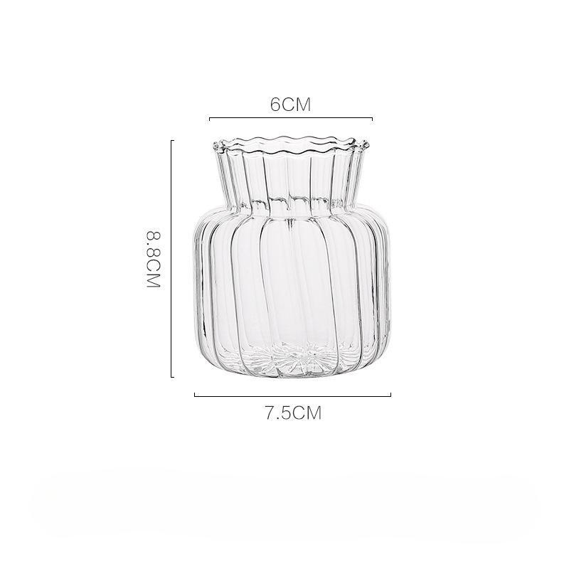 Ваза для цветов, очки для растений, скандинавское стекло, ваза для цветов, прозрачная гидропоника, стеклянный цветочный горшок, украшение для дома, настольные украшения