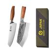 WXCOO Japanese Chef Knife Cooking Butcher Knife Professional Kitchen Knives Set Meat Cleaver Fish Fillet Slicing Santoku Knife