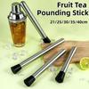 Creative Bar Muddler Stainless Steel Fruit Tea Pounding Stick Fruit Tea Muddler  Bar Accessories