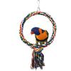 Parrot Cotton Rope Hanging Swing: Climbing & Biting Toy for Small and Medium Birds