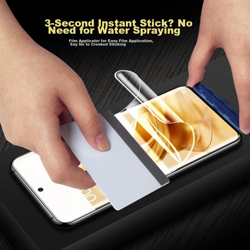 Full Screen Nano 2 Pieces Hydrogel Film for OPPO Reno9, Reno9 Pro+/Find X6 Phone Screen Protector, Non-Tempered High-Definition Full Adhesive