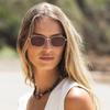 Metal Frame Square Sunglasses Irregular Shape Lightweight Durable Frame UV Protection Lenses Fashion Eyewear for Outdoor Activities