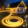 220V COB LED Neon Strip Light Super Bright 288LEDs/M Outdoor Waterproof with EU Plug Home Garden Decor
