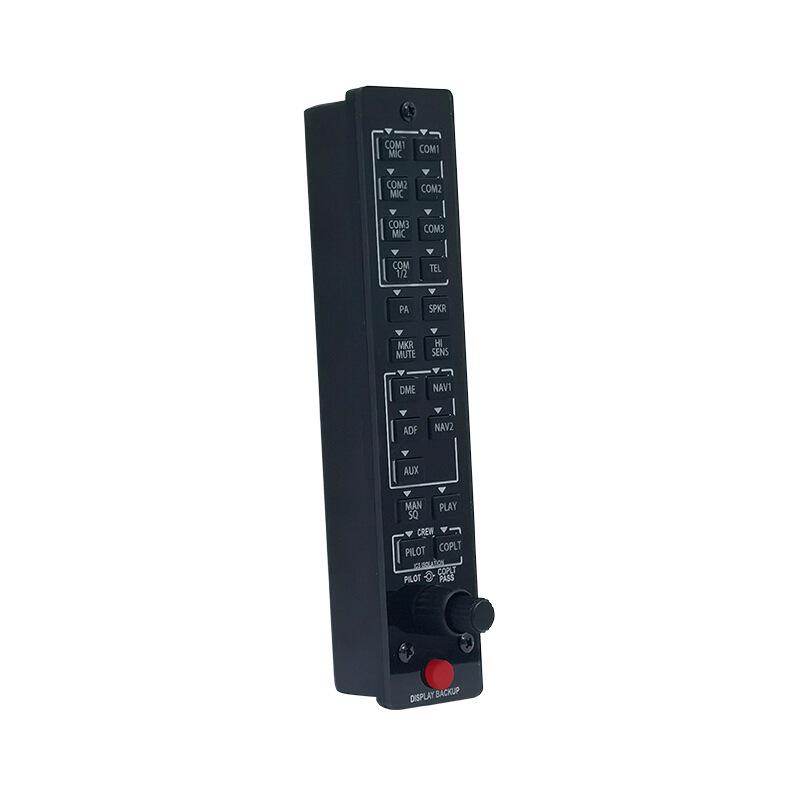8-Dimen. Wefly Flight Sim Instruments: G1000 Avionics Audio Control Panel for X-Plane