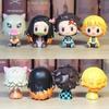 4 шт./набор Demon Slayer Kamado Tanjirou Nezuko Фигурки Игрушки Q Версия Kimetsu No Yaiba Agatsuma Zenitsu Экшн-фигурка Модель Куклы