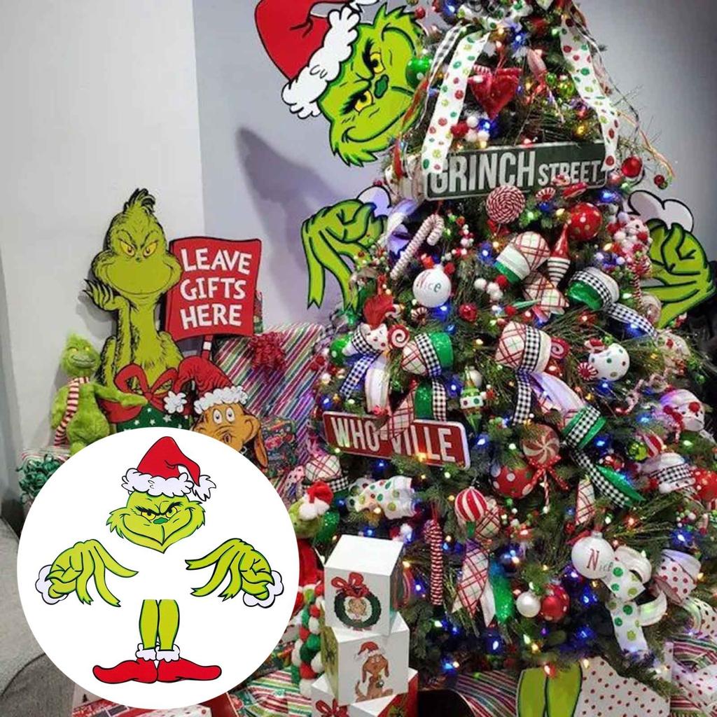 Christmas Tree Decoration Christmas Hat Decoration Insert Creative Gift Fence Peeper