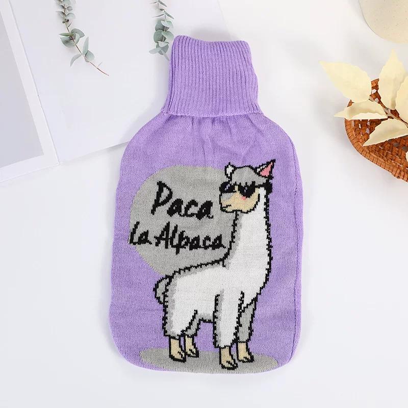 Hot Water Bottle for Bed Use, Warm Water Bag for Warming Feet, Filling with Water, Large Size for Sleeping in Bed, Thickened and Explosion-Proof