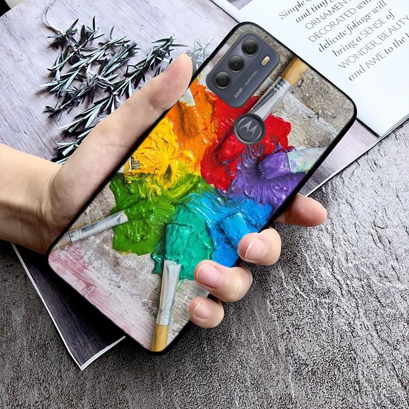 Акварельная палитра Бокс-кейс для рисования Для Motorola G Stylus 5G G Play G35 G45 G54 G24 G86 G04S E13 E14 E32 E32S