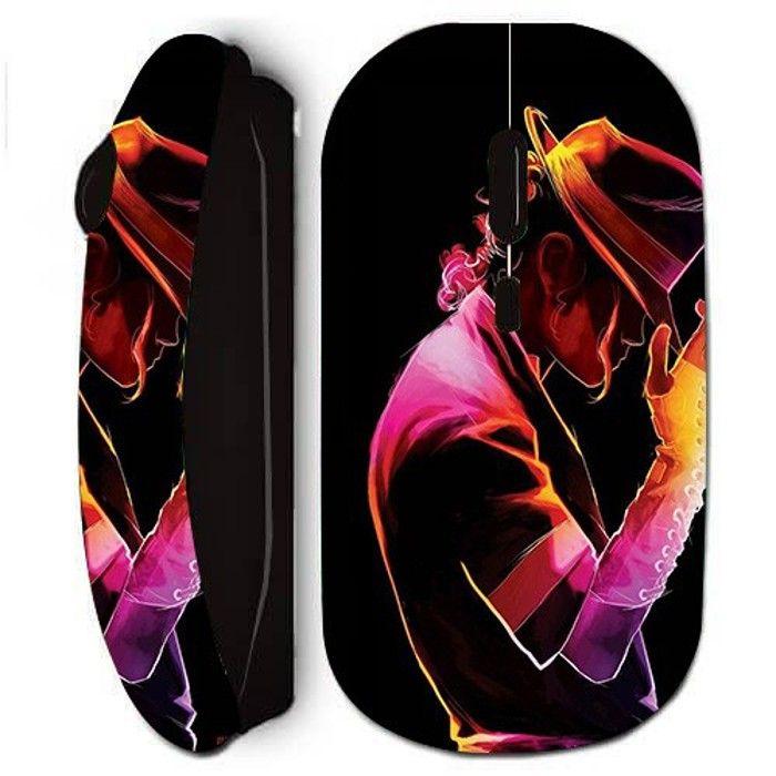 Souris sans fil - Maniacase - Michael Jackson - Noir - Coloré - Ergonomique