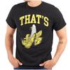 Смешная Саркастичная Фруктовая Игра Слов thats Bananas Шутка Женская или Мужская Футболка с Круглым Вырезом