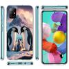 Penguins Love At The North Pole Phone Case For Samsung Galaxy A12 A52S A42 A32 A22 A51 A50 Note 20 Ultra 10 S10 Plus A71 A70 A31