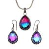 Bio-Tourmaline Quartz Jewelry Set 18-20'' Handmade For Womens Unisex New
