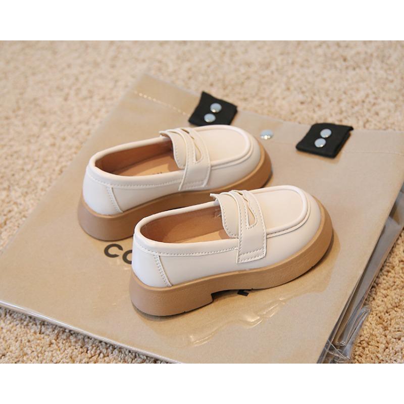 Корейские ретро повседневные детские туфли из кожи, новые осенние туфли в британском стиле