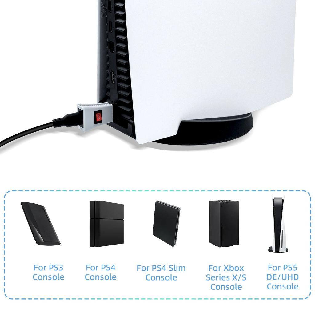 Кнопка переключения адаптера Отключение питания ВКЛ Выкл для консоли PS5/4/3/Xbox Series X