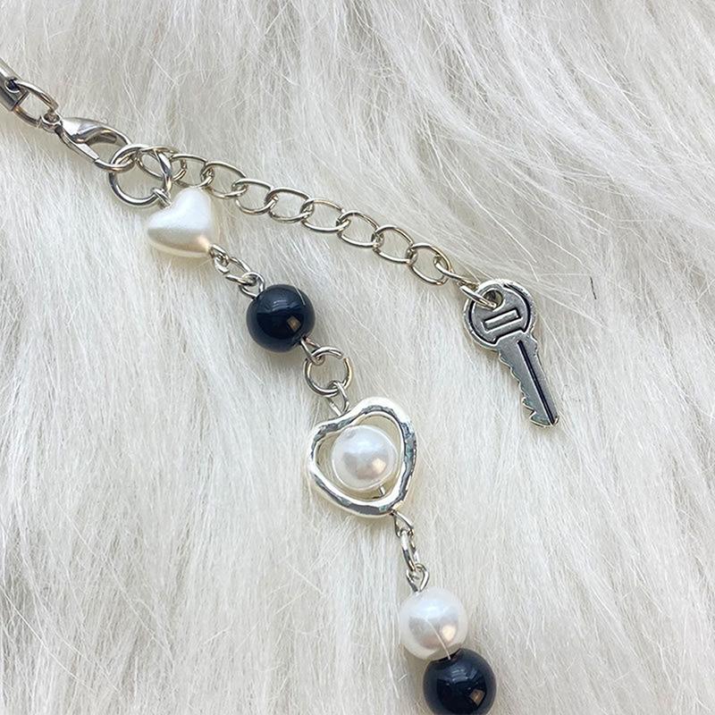 Pink Y2K Phone Charms Pendant Kawaii Key Chain For Bag Cute Accessories Women Girl Strap Lanyard Beaded Ins Korea