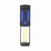 3W Rechargeable COB LED Flashlight Camping Emergency Work Light with Magnetic Stand Red