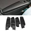 4pcs Soft Leather Door Armrest Cover For VW Tiguan 2017 2018 Car Interior Accessories Door Armrest Panel Cover Trim