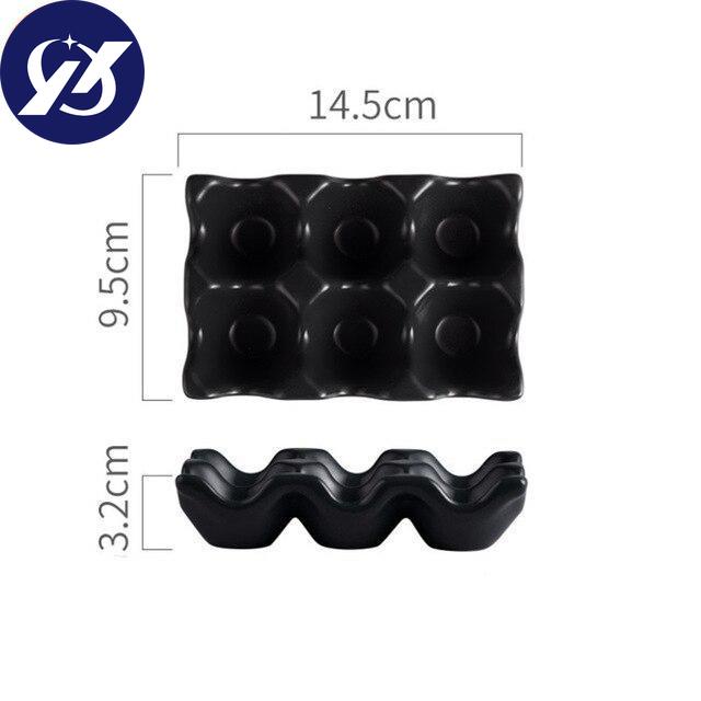 Держатель для яиц Nordic с 6 сетками, керамический противоскользящий ящик для яиц, лоток для хранения в холодильнике