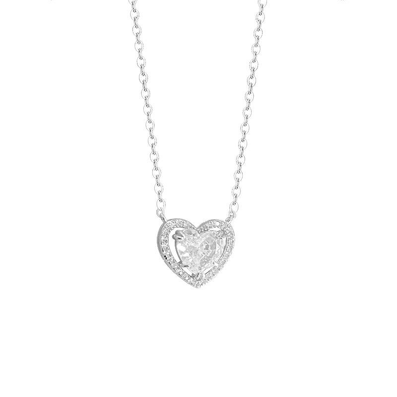 Изысканное двухслойное ожерелье Love для женщин, легкая роскошь, высококачественная, милая и универсальная летняя цепочка-воротник