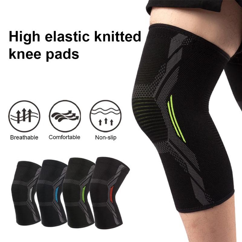1PCS Fitness Running Bicycle Knee Support Braces Elastic Nylon Sport Compression Knee Pad Sleeve for Basketball Volleyball Knee