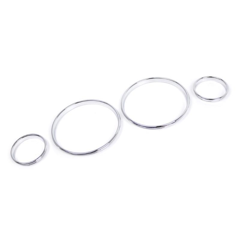Chromes Speedometer Frame Gauges Dashboard Rings Bezel Trim For E39 E38 E53