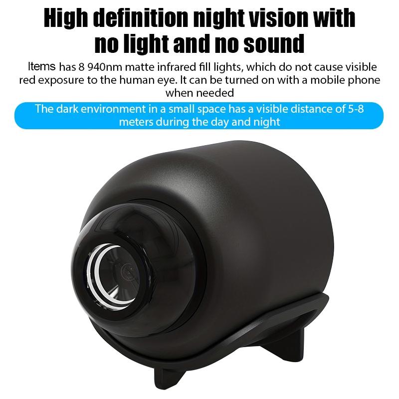1080P HD Мини-камера Wi-Fi IP Smart Night Vision AI Human Camcorder Беспроводная для домашнего видеонаблюдения
