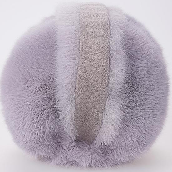 Winter Earmuff for Women Girls Foldable Fluffy Ear Warmer Soft Faux Fur Warm Ear Cover for Cold Weather Outdoors