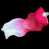 1Pc Long Gradient Color Dancer Practice Imitation Silk 150cm Length Dance Props Belly Dancing Fan