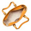 Michael Kors MK Jet Set Travel 27 Классическая сумка на молнии из канвы с монограммой и кожаной отделкой, мини-сумка через плечо, женские сумки, оранжевая 35T9GTVT0B-729