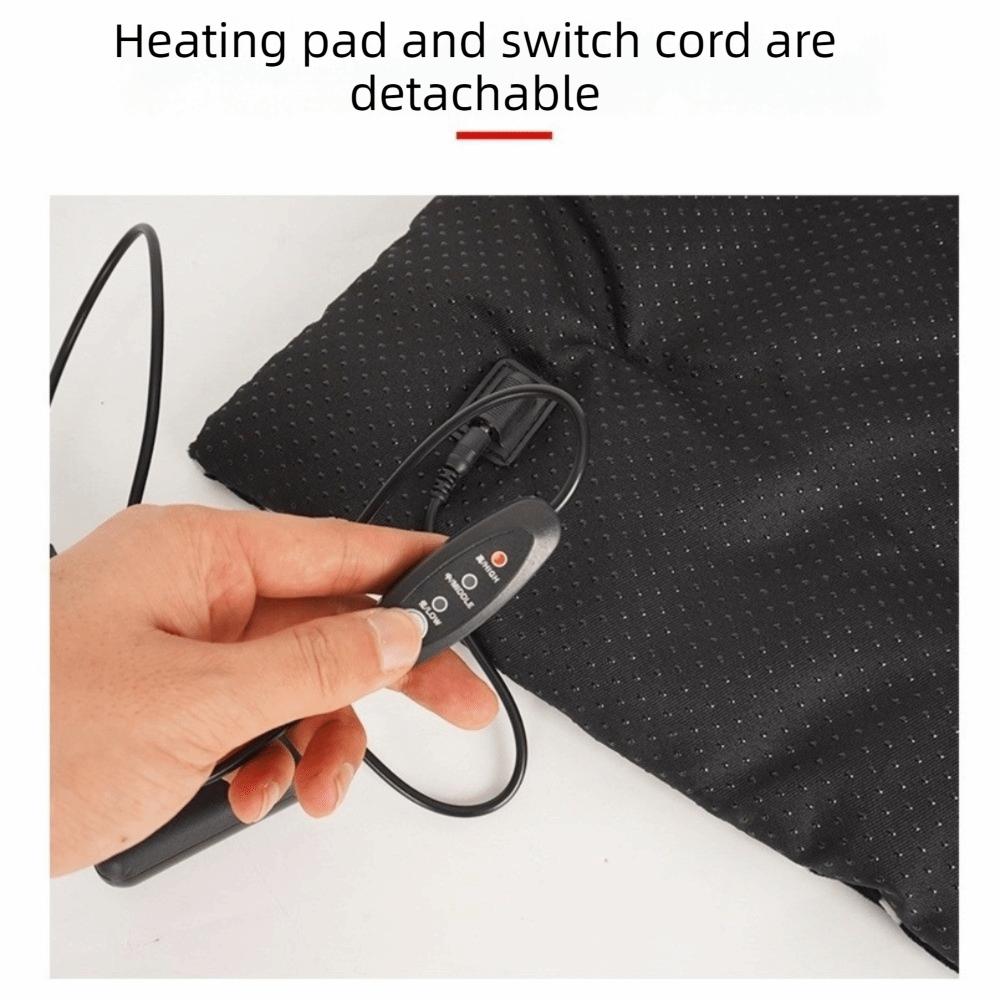 Plush Warm Pet Heating Pad Adjustable Temperature Cat Bed Mat Cat Electric Blanket Pet Crate
