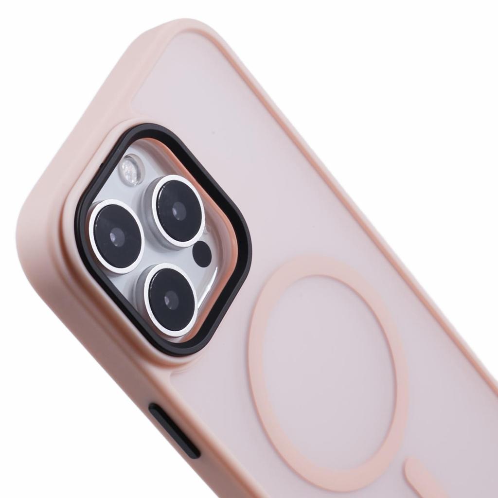 For iPhone 16 Pro Case Compatible with MagSafe Skin-Touch Matte Anti-Drop TPU+PC Phone Cover