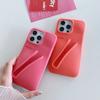 Модный портативный чехол Lipstick для iPhone 15, силиконовый защитный роскошный чехол для iPhone 15, 14, 13, 12, 11 Plus, Pro Max, задняя крышка