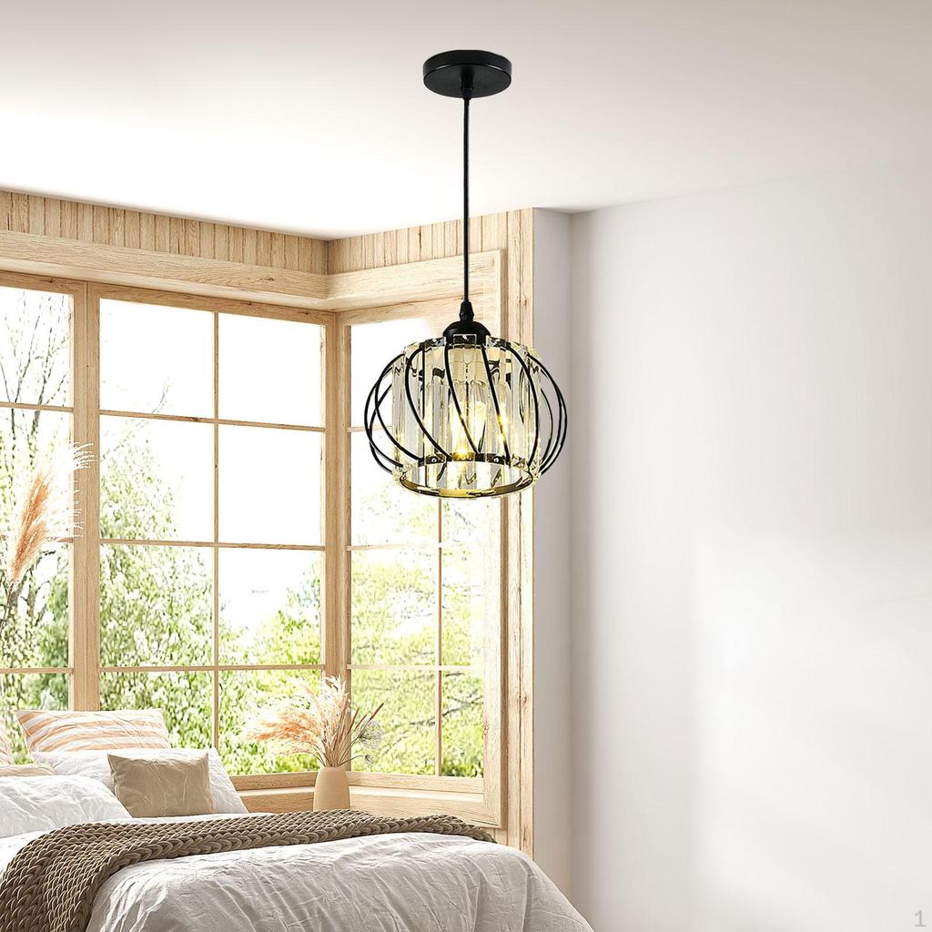 Потолочный светильник Светодиодный подвесной люстра Регулируемая Современная подвесная лампа для