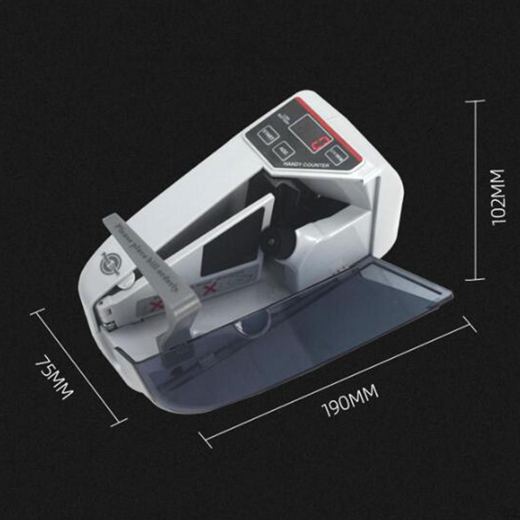 Портативный счетчик денег с обнаружением поддельных денег для малого бизнеса