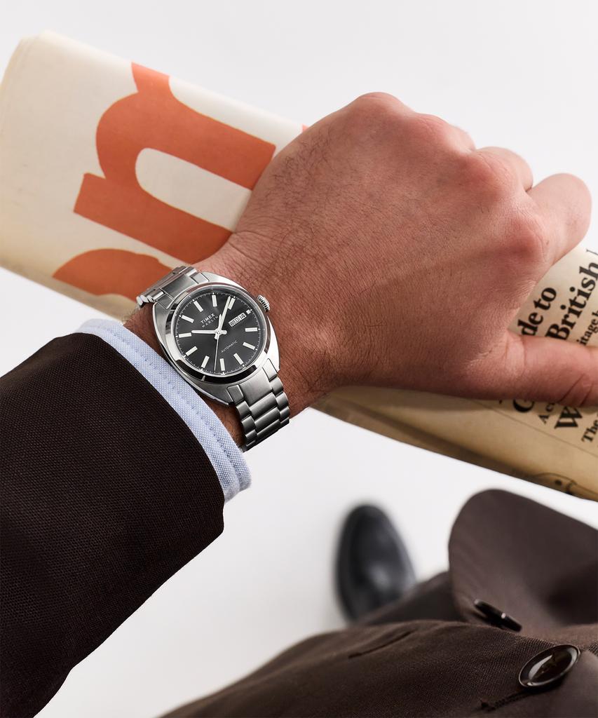 Taimaegseu Merlin Draper Automatic Steel Watch 37Mm