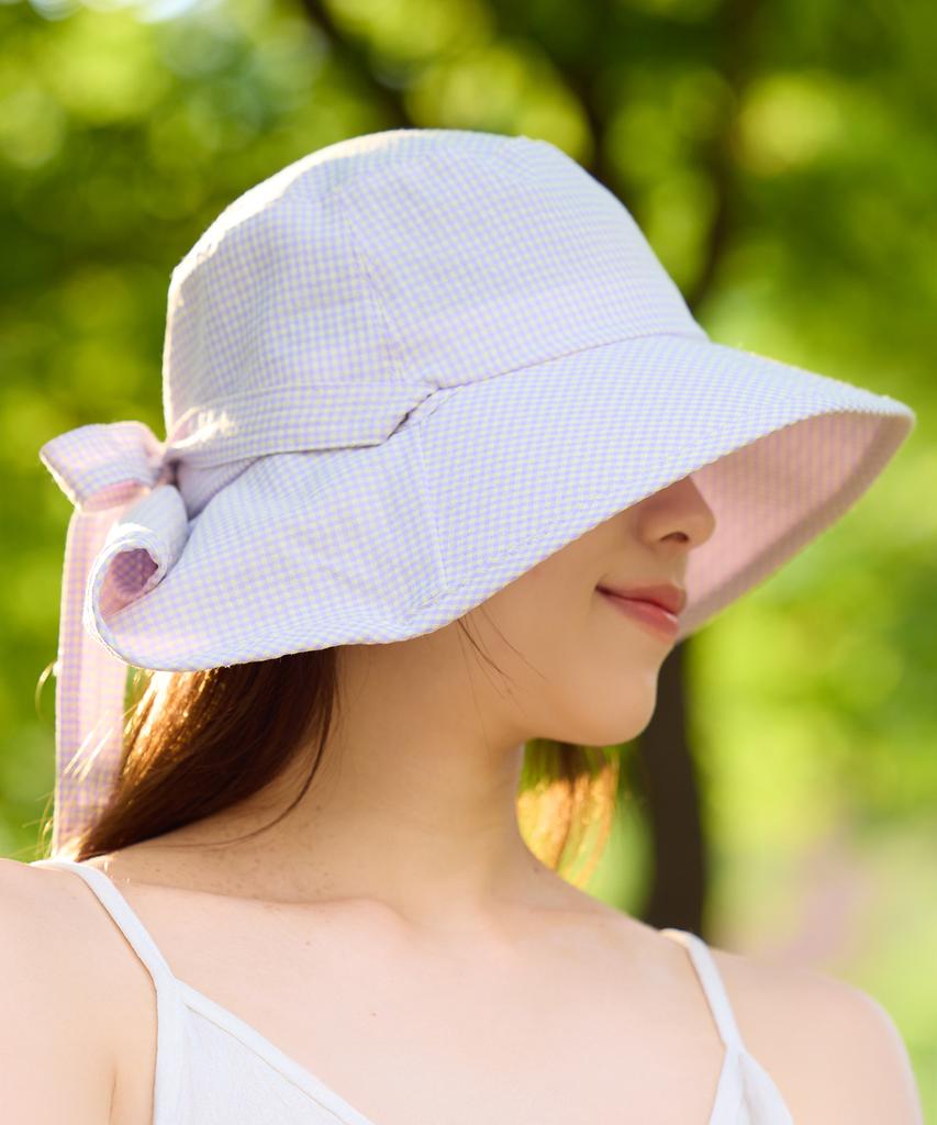 Шляпа с лентой в клетку Mimin Gentle Breeze (Выберите 1 из 2)