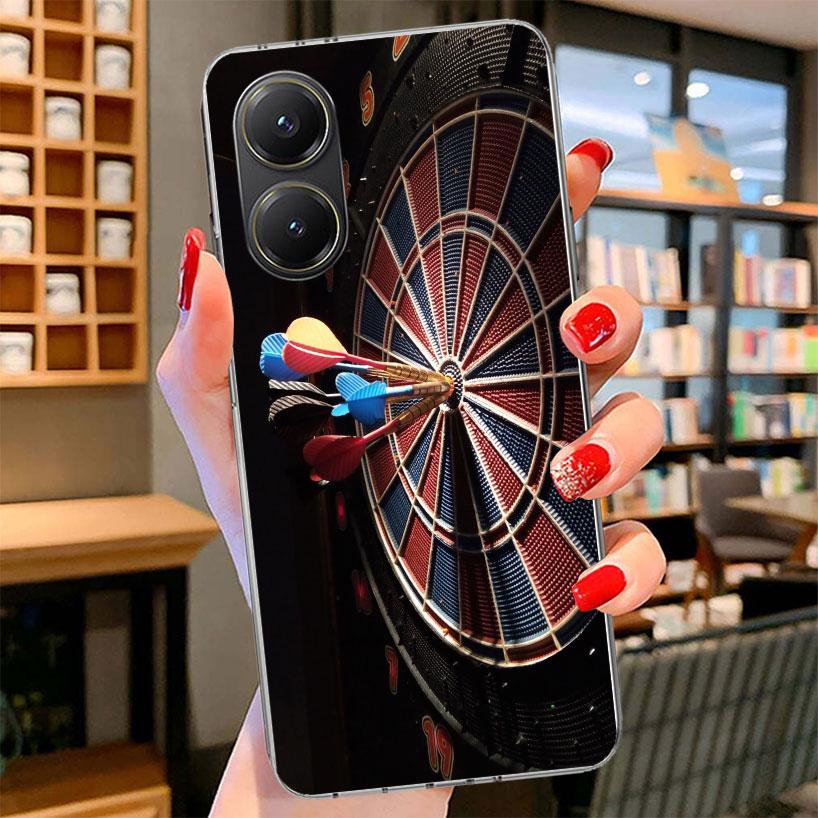 Darts Aesthetics Wire Target Phone Case For Xiaomi Poco F7 Ultra X7 X6 X5 Pro M7 Redmi 15C 15 13C 13 12C 12 10C 10 9A 9C 9T 9 Sh