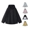 Unisex American Style Waterproof Hooded Windbreaker Jacket for Autumn Camping and Sports
