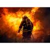 Brave Charge Firefighter Heroes Posters and Prints Canvas Printing Modern Wall Art Picture for Living Room Home Decor Gifts