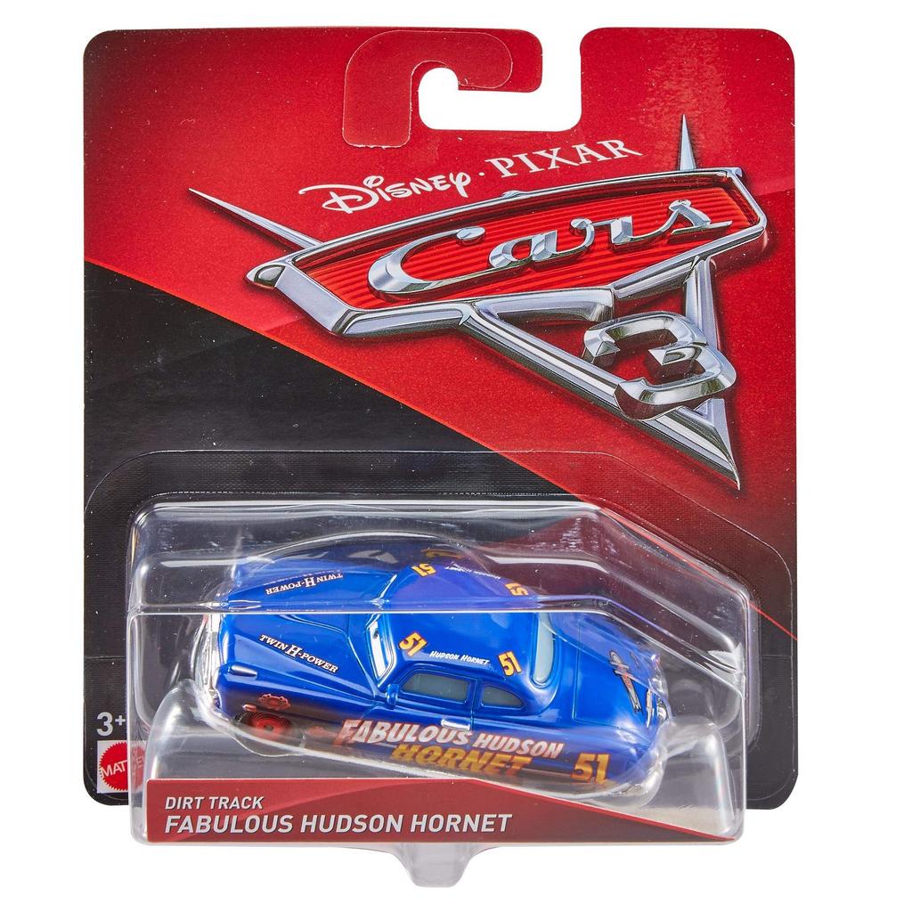 Cars 3 Crossroad Mattel Diecast Mini Car 1 Pack Dirt Track Fabulous Hudson Hornet MATTEL 2017 CARS 3 DIRT TRACK FABULOUS HUDSON HORNET Disney Pixar