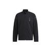 Premium Woven Jacket With Solid Logo Men Outerwear Black HM5170