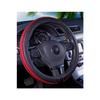 Защелкивающийся чехол на руль, плетеный, авто, новая модель, чехол на руль, бордовый, красный, 37-38 см