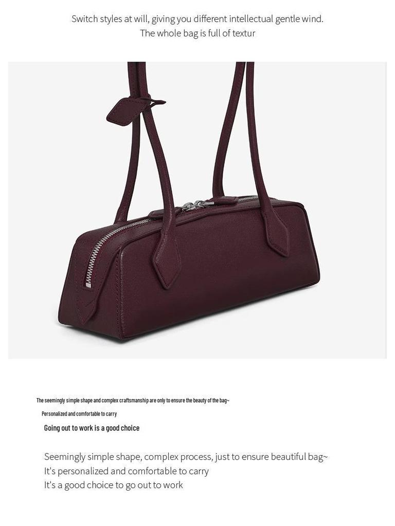 Французская ретро сумка подмышку из натуральной кожи - Универсальная женская сумочка для повседневной носки и поездок