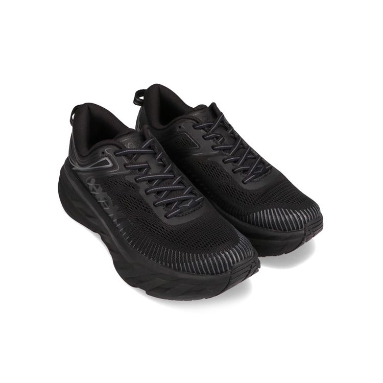 HOKA Bondi 7 Черные Женские Кроссовки 1110519-BBLC