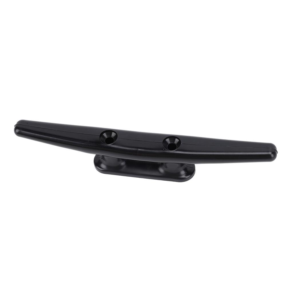 Boat Cleat Black Nylon Strong Tensile Strength Dock Cleat for Marine Deck Nautical Decor 200mm 7.87in