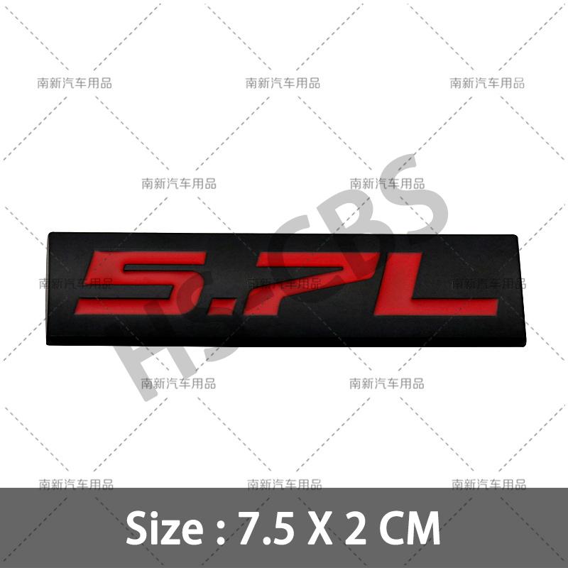 fsbn3 3D Metal 4.0L 4.6L 4.7L 5.0L 5.3L 5.7L Car Rear Trunk Emblem Badge For Jepp Dodge Volvo Ford Cadillac Chevrolet Honda Toyota