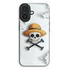 Case For iPhone 17 One Piece Skull Logo Grey Background
