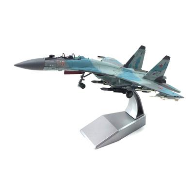 Самолет масштаб 1/100 СУ35 Супер Боковая Позиция СУ-35 Истребитель Модель из сплава Истребитель Модель Самолета Миниатюрные Модели Самолетов